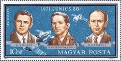 Cosmonauts Volkov, Dobrovolsky and Patsayev