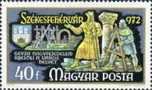 Prince Géza selecting site of Székesfehervár