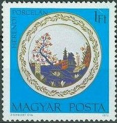 Plate with Mexican landscape