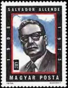 Salvador Allende (1908-1973) president of Chile