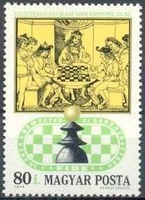15th-century Illustration from Italian Chess Book and Bishop