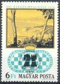 View of Nice and Tournament Emblem