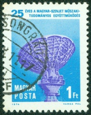 Parabolic Antenna of an Intersputnik Ground Station