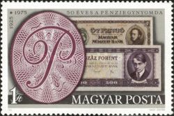 5 Pengö Banknote from 1925, 500 Forint Banknote from 1975