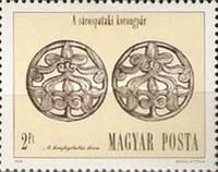 Silver disc hair ornaments, Sárospatak
