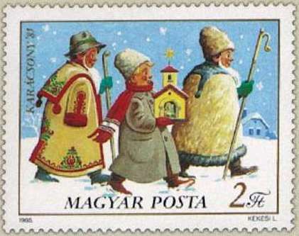 Youths caroling
