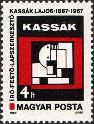 Abstract, Lajos Kassák (1960)