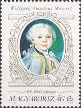 64th Stamp Day - Mozart