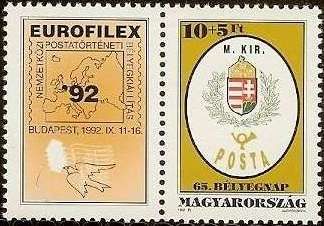 First Post Office Sign of the Hungarian Post