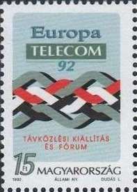 Symbol of the Telecom Exhibition 1992, Budapest