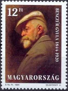 Gyula Benczúr, self-portrait