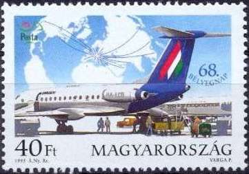 68th Stamp Day - Tupolev Tu-134