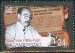 Imre Nagy talking in the Radio