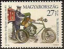 70th Stamp Day - Motorized tricycle