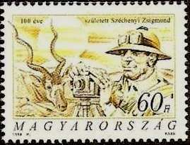 Zsigmond Széchenyi, Africa-explorer