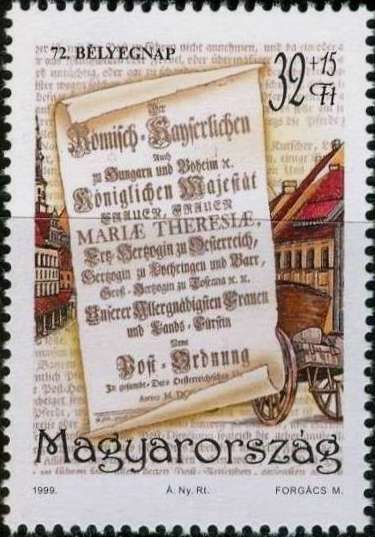 Introduction of mail coach service, 250th anniv.