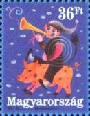 Bugler on pig