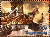 2nd World War - Damaged Chain Bridge, Bishop Vilmos Apor