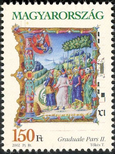 Illuminated letter from Graduale Pars II