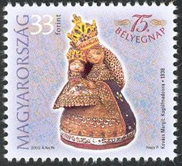 75th Stamp Day - Pound Cake Madonna, by Margit Kovács