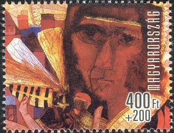 77th Stamp Day - The Wasp King by Béla Kondor