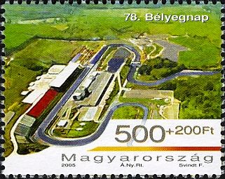 78th Stamp Day - 20th Formula 1 Hungarian Grand Prix