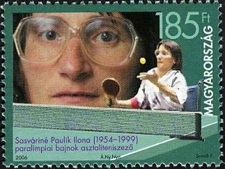 Mrs. Ilona Paulik Sasvári, Paralympic Champion