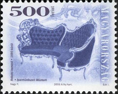 Rococo style sofa, 1880