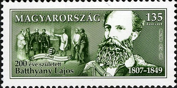 Count Lajos Batthyány, prime minister