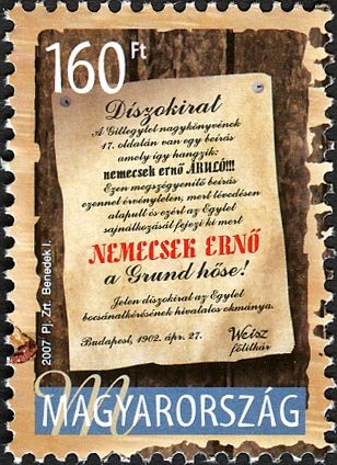 Poster for Ernö Nemecsek, Main Character of the Book