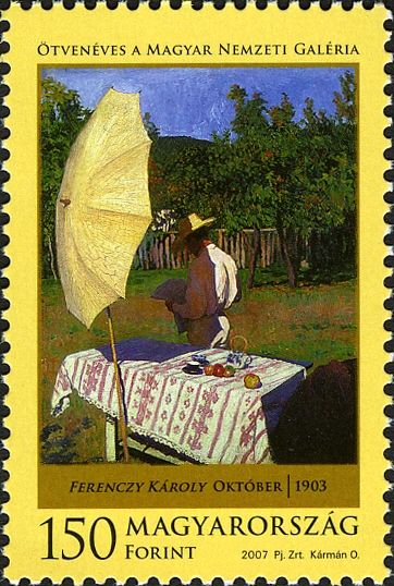 October, by Károly Ferenczy