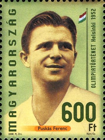Ferenc Puskás, 1952 Helsinki, from m/s