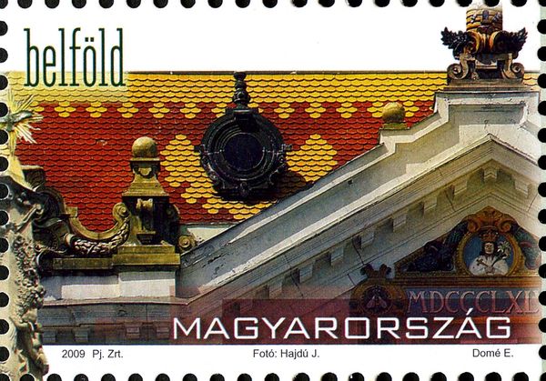 Decorated roof