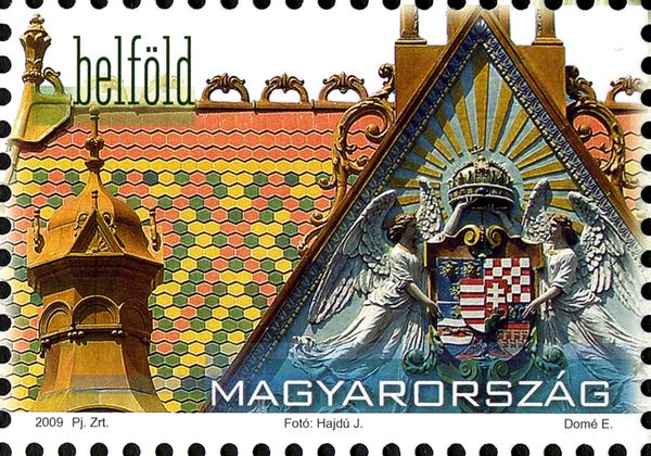 Decorated Post Office roof