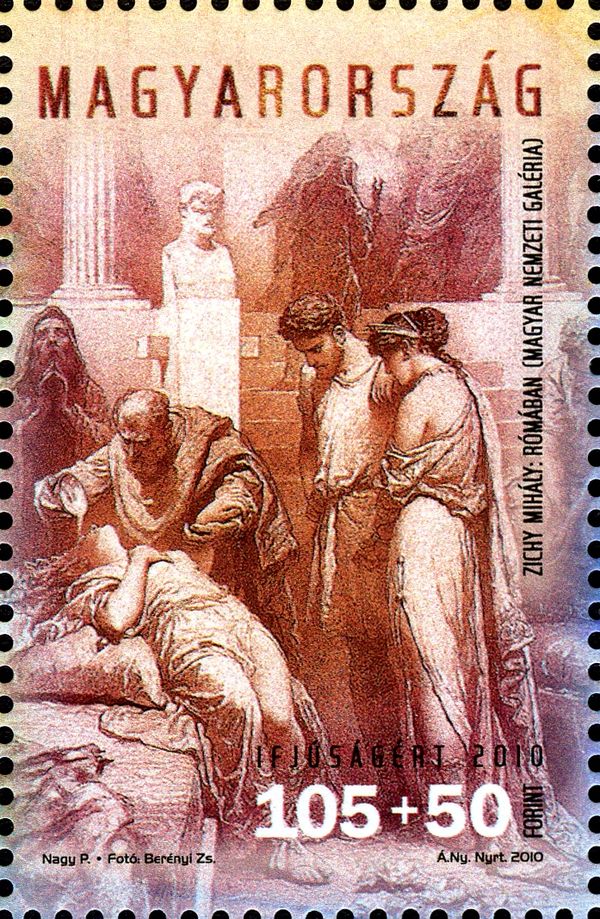 Apostle Peter in Rome; Illustration by Mihály Zichy