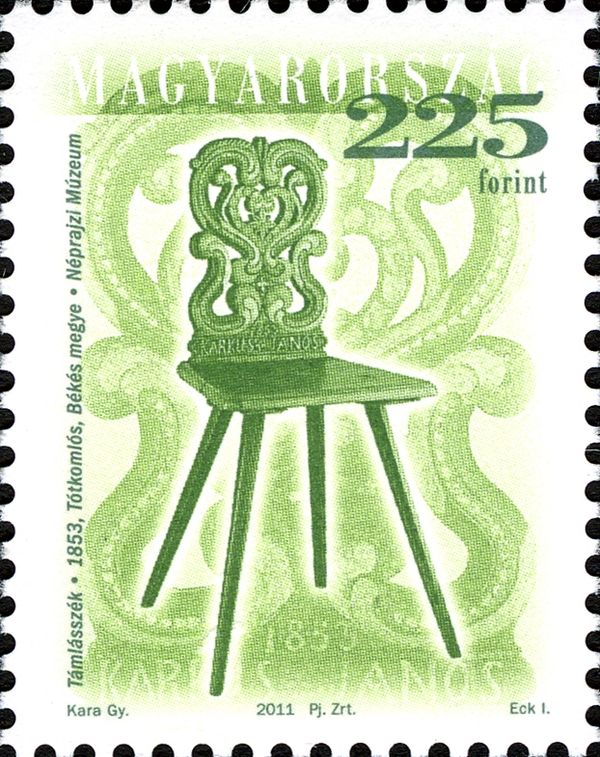 Chair from Tótkomlós, 1853