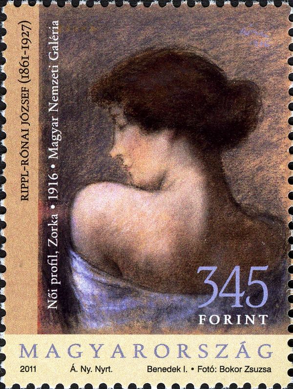 Woman Profile, by Rippl-Rónai József