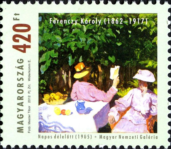 Sunny Morning (1905), by Károly Ferenczy