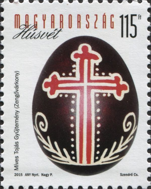 Painted Easter Egg by Csilla Szendrő Bércziné