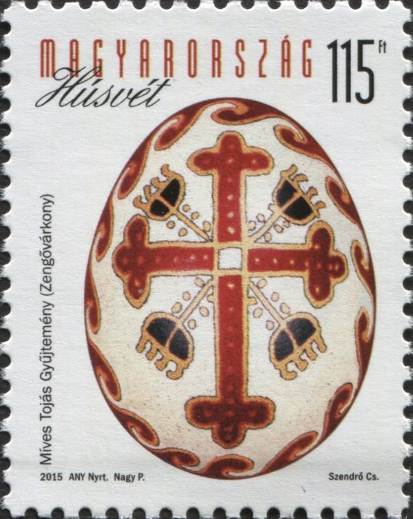 Painted Easter Egg by Csilla Szendrő Bércziné