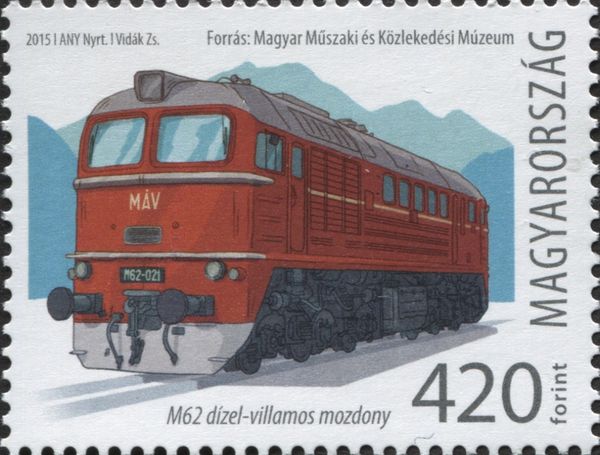 50th Anniv. of First M62 Locomotive Entering Service