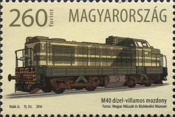 First M40 Locomotive Entering Service in Hungary