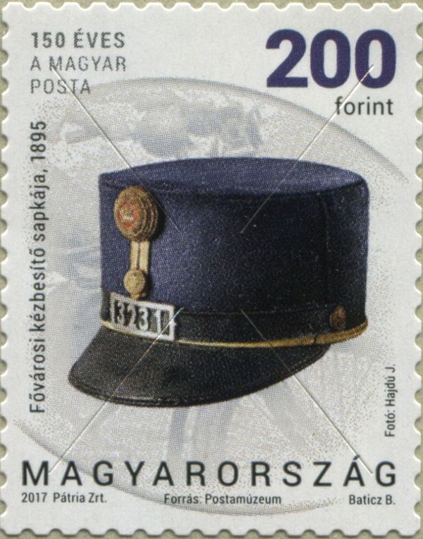 Cap of the uniform introduced for postal carriers