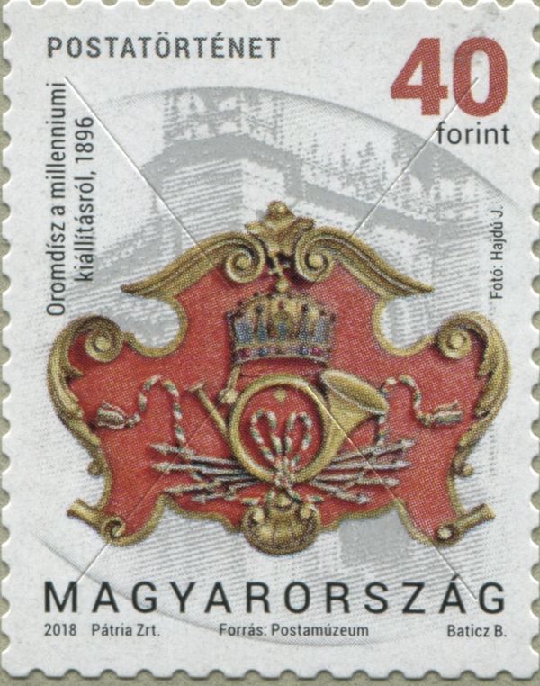 Postal Plate of the Millennium Exhibition, 1896