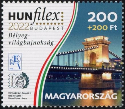 HUNFILEX 2022 Philatelic Exhibition : Széchenyi Chain Bridge