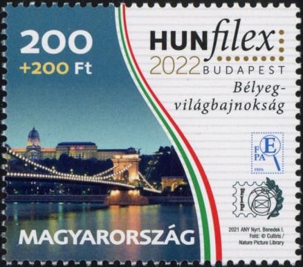 HUNFILEX 2022 Philatelic Exhibition : Széchenyi Chain Bridge