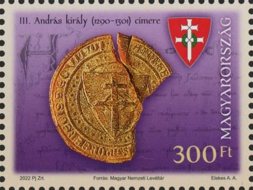 Coats of Arms of Andrew III (1290-1301)