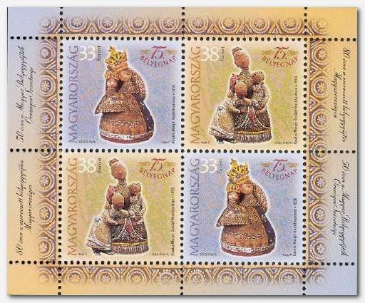 75th Stamp Day - Ceramics by Margit Kovács