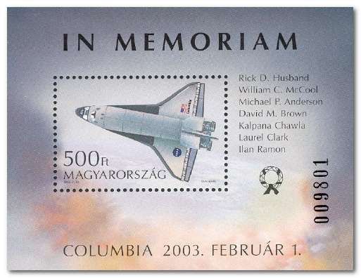 In Memoriam Columbia Space Shuttle