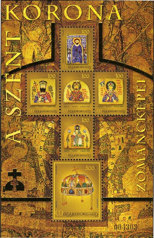 Enamel paintings on the Hungarian Holy Crown